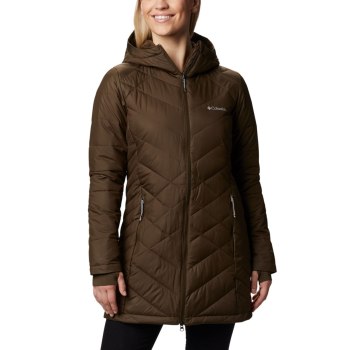 Columbia Jas Dames, Heavenly Long Hooded Olijfgroen, 29JTUAVSP